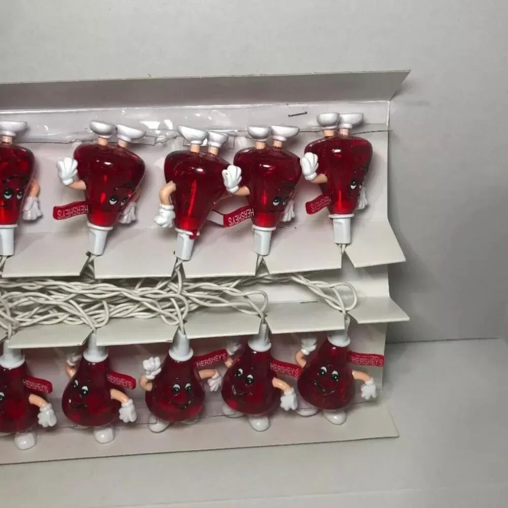 Vintage Red Hershey's 20 Kisses Indoor/Outdoor Valentine's Works Holiday Working